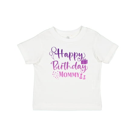 

Inktastic Purple Happy Birthday Mommy Gift Baby Boy or Baby Girl T-Shirt