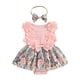 thumbnail image 1 of Vestido tipo mameluco Pivanzore para bebés y niñas de 3 a 6 meses, con diadema, 1 of 7