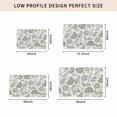 thumbnail image 5 of Boho Sage Green Floral Door Mat Indoor Outdoor, Vintage Farmhouse Paisley Plant Non Slip Welcome Mat with Rubber Backing, Absorbent Fabric Front Door Mats Entryway Rug for Home Patio Entrance 24"x36", 5 of 9