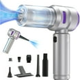 thumbnail image 1 of [Cordless Handheld Vacuum] Cordless Handheld Vacuum Cleaner with Strong Suction, Compact Mini Blower, Multifunctional for Suction, Blowing, And Extraction, Effectively Cleans Dust, Hair., 1 of 9