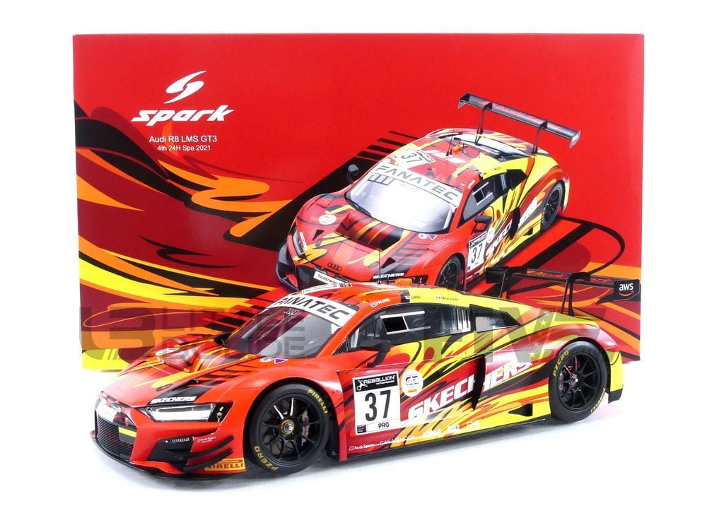 SPARK - AUDI R8 LMS GT3 - Spa 2021 - 1/18 - Walmart.com