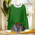 thumbnail image 5 of cocolona Womens Fall Tops Winter Fleece Warm Long Sleeve Shirts Fashion Solid Color Pullover Dressy Casual Blouses Christmas Gifts, 5 of 6