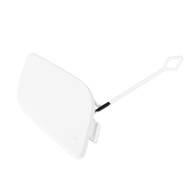 Tapa de agujero de ojo de gancho de remolque de coche Compatible con Mercedes-Benz R350 2011-2012, parachoques delantero de plástico duradero blanco