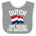 thumbnail image 3 of Inktastic Dutch Pride Netherlands Flag Boys or Girls Baby Bib, 3 of 4