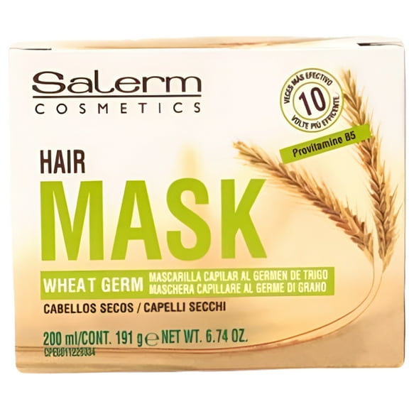 Salerm Capillary Mask Wheat Germ 200 ml / 191 g / 6.74 Oz for Dry Hair