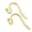 Gold Plated, variant on 50 Fishhook Earwire Earring Findings Plated Brass Base Metal With Open Fancy Ball Loop Fish Hooks (Antique Copper Plated)