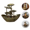thumbnail image 3 of Weiweiguan Creative Desktop Running Water Layout Lotus Leaf Ingot Water Fountain Ornament, 3 of 6