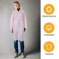 thumbnail image 4 of Miangastore Imperméable Transparent Poncho à Capuche Unisexe Portable Clair pour Hommes Femmes (Rouge), 4 of 8