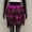Hot Pink, variant on Womens Faux Feather A Line Mini Skirt with Bold Colors and Fluffy Texture for Women Who Love To Stand Out Multicolor XXL