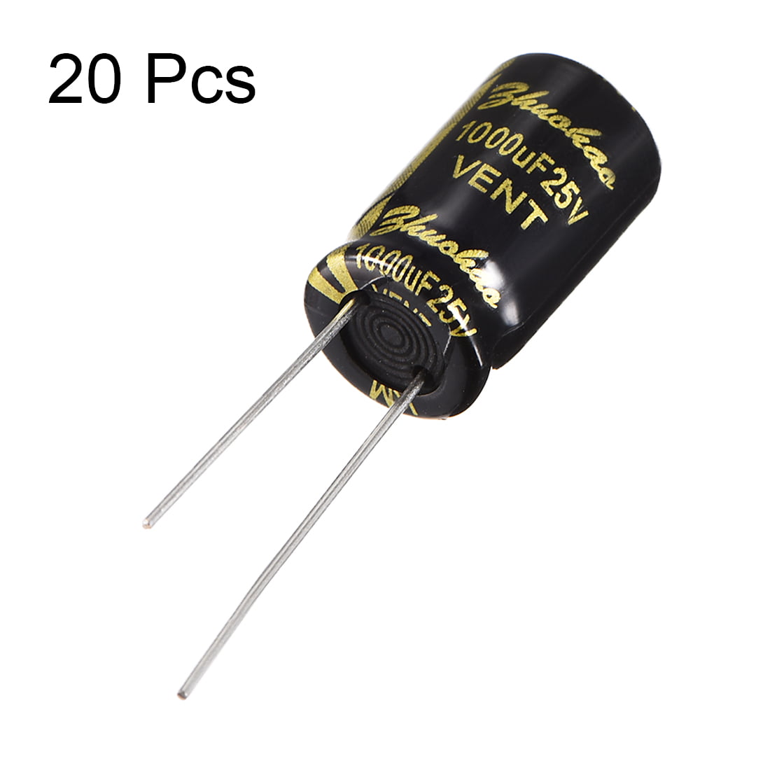 Pack of 10 Pieces Aluminum Electrolytic Capacitor 1000uf 25v 10x17 1000uf 25V Capacitor 