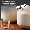 thumbnail image 4 of NIBOLOG Stainless Steel Coconut Opener Tool Easy Hole Puncher for Young White Mature Green Coconuts Durable Dual-Angle Design Coconut Shell Remover for Kitchen Cafe Restaurant, 4 of 7