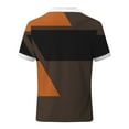 thumbnail image 5 of Sngxgn Shirts for Men - Fit Short-Sleeve Polo, Casual Collared T-Shirt(Brown,XXL), 5 of 5