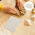 WINOMO 6 Sheets Precut Chamois Cloth Clay Pottery Tools Chamois