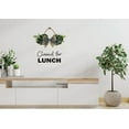 thumbnail image 4 of Eveokoki 11" Out For Lunch Sign For Office, Closed For Lunch Wood Door Sign For Dining Break Room,Food Kitchen,Office Work,Wood Sign,Business Sign, 4 of 5