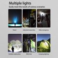 thumbnail image 2 of Wosthever Linterna Brillo 4 modos Antorcha Impermeable Recargable Lámpara de trabajo al aire libre Herramienta de iluminación Camping Mochilero Pesca Iluminación y accesorios Azul Wosthever HA074425-03, 2 of 6
