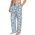 thumbnail image 2 of Disketp Gnome Pool Party Men's Pajama Pants - Ultra Soft Fleece Sleep and Lounge Pants (Size: S-XXL), 2 of 6