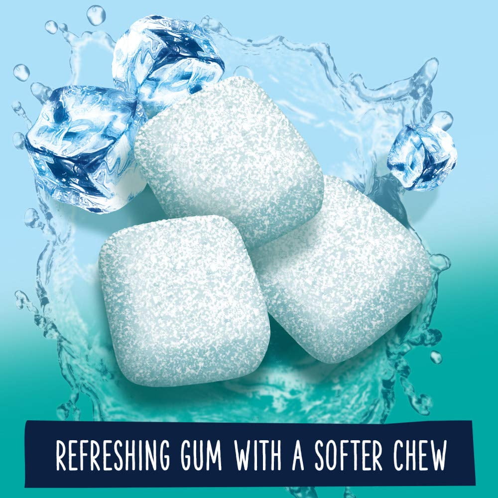 Extra Refreshers, Polar Ice Chewing Gum, 40 Count,Pack of 4