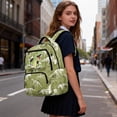 thumbnail image 4 of KUIFORTI Dinosaur Green Kids Bookbag with Multiple Organizer Pockets Student School Bag Versatile 17 Inch Boys Backpack Suitable for Elementary Middle School, 4 of 7
