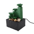 thumbnail image 1 of Tabletop Water Fountain, Circulating Water Decorative USB Desk Waterfall Fountain Automatic Pump with LED Light Stones, Tabletop Fountain for Living Room Office Home Work, 1 of 7