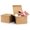 Brown, variant on 3x3x3 White Cube Boxes - 50 count Recycled Paper Boxes with for Gifts, Crafting, Cupcake & Party Favors