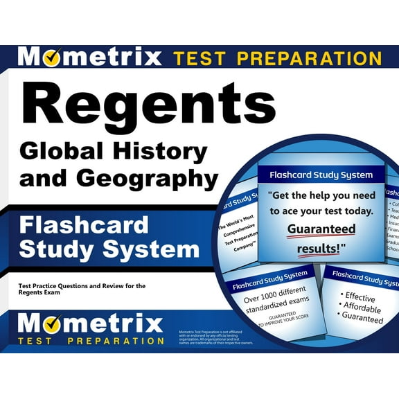 Regents Global History and Geography Exam Flashcard Study System : Regents Test Practice Questions & Review for the Regents (Cards)