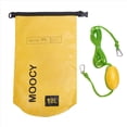 thumbnail image 4 of 3X Corde de Remorquage Sac de Sable 2-en-1 Ancre de Sable Imperméable Sac Sec avec Bouée Réglable pour Kayak Jet Ski 10L, 3 x Ancre de Sable, Jaune & Vert, 4 of 8