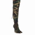 thumbnail image 5 of Women's Slouch High Heels Boots Classic Camo Style Over-Knee Boots Pointed Stiletto Casual Pull-On Tall Boot Party Dress Shoes 8, 5 of 8