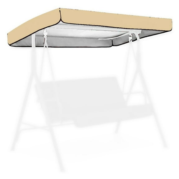 3-Seater Swing Canopy Cover 195 x 125 cm: Elegant & Versatile Replacement
