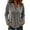 Gray, variant on Mifsaly Women's Velvet Top V Neck Long Sleeve Blouses Classic Vantage Elegant Loose Fit Going Out Work Office Fall Winter Outfits