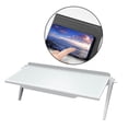 thumbnail image 4 of Plastic TV Top Shelf Screen Storage shelf computer monitor Bracket Rack L 11.81x4.45 inch White, 4 of 9