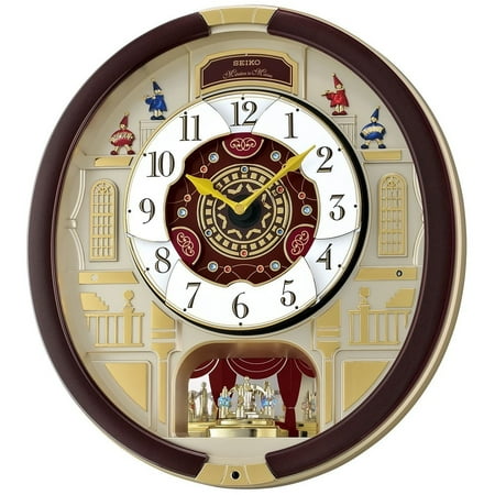 Seiko 24 Melos In Motion Musical Wall Clock With Swarovski Seiko 24 Melos In Motion Musical Wall Clock With Swarovski Element
