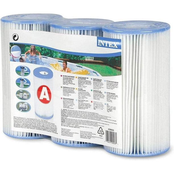 Atticus dictator calcium Intex 29000 Swimming Pool Easy Set Type A Replacement Filter Pump Cartridge  (3 Pack), REPLACEMENT: Keep your pool sparkling clean and clear day.., By  Visit the Intex Store - Walmart.com