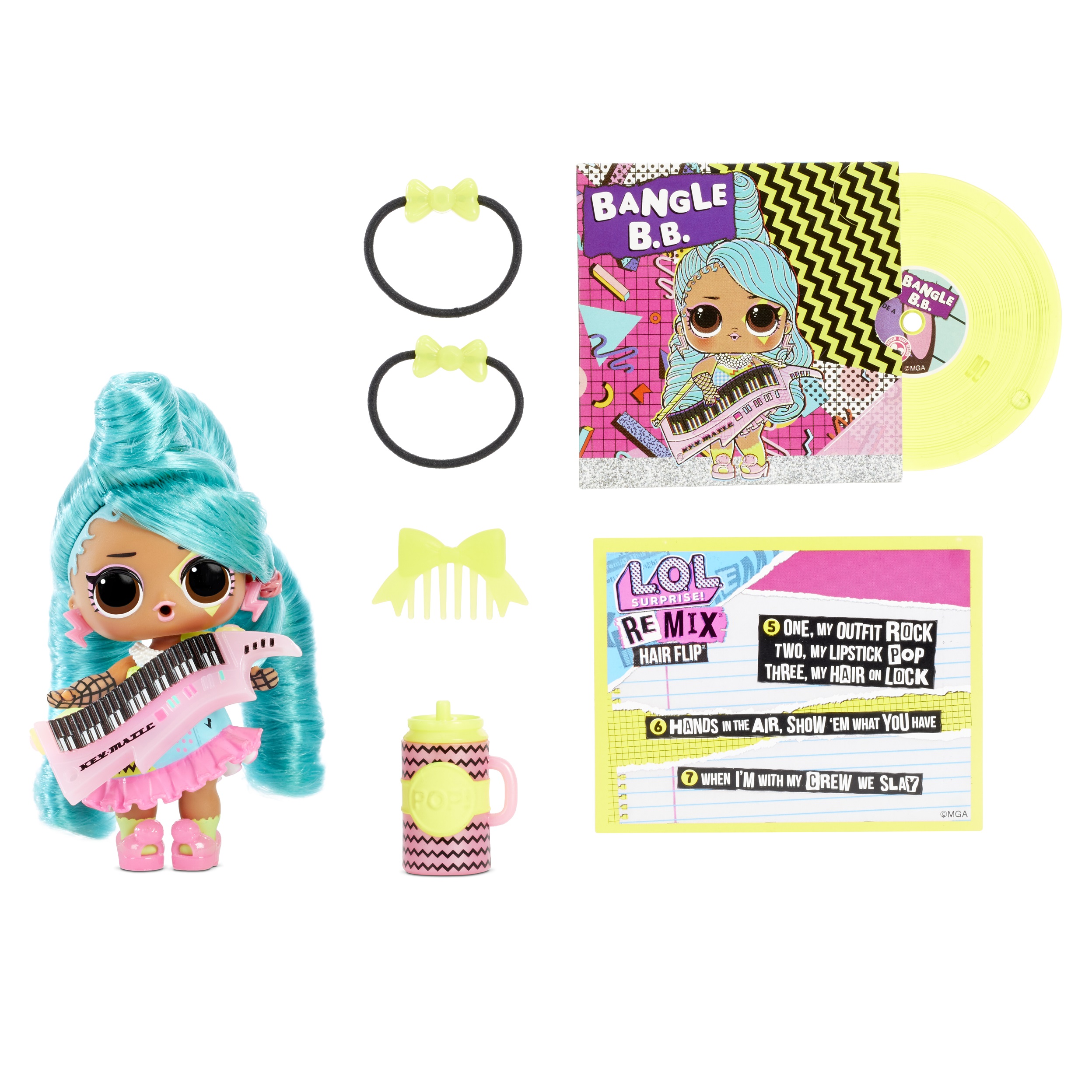 LOL Surprise Remix Hair Flip Dolls - 15 Surprises With Hair Reveal & Music, Great Gift for Kids Ages 4 5 6+ - image 4 of 6