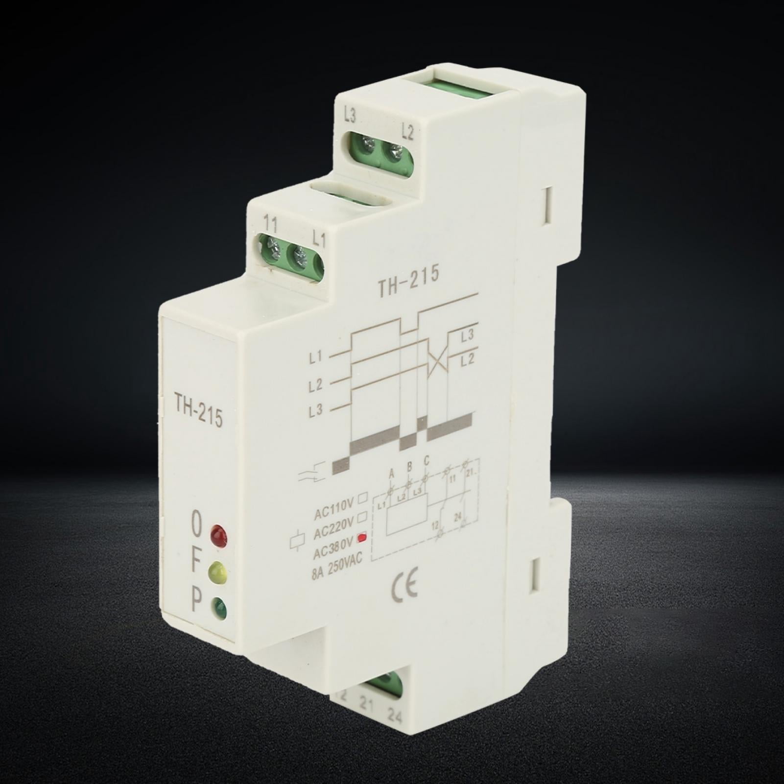 Power Relay Phase Relay 380V TH215 Three Phase Sequence Control Relays Voltage Monitor Power