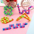 thumbnail image 4 of DIY Wacky Tracks Snake Puzzle Fidget Toy Snap Click Puzzle Fidget New Sensation ADHD, 4 of 5