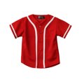 thumbnail image 5 of Ma Croix Kids Baseball Jersey Button Down Short Sleeve Unisex Youth Athletic Sportswear Uniform, 5 of 6