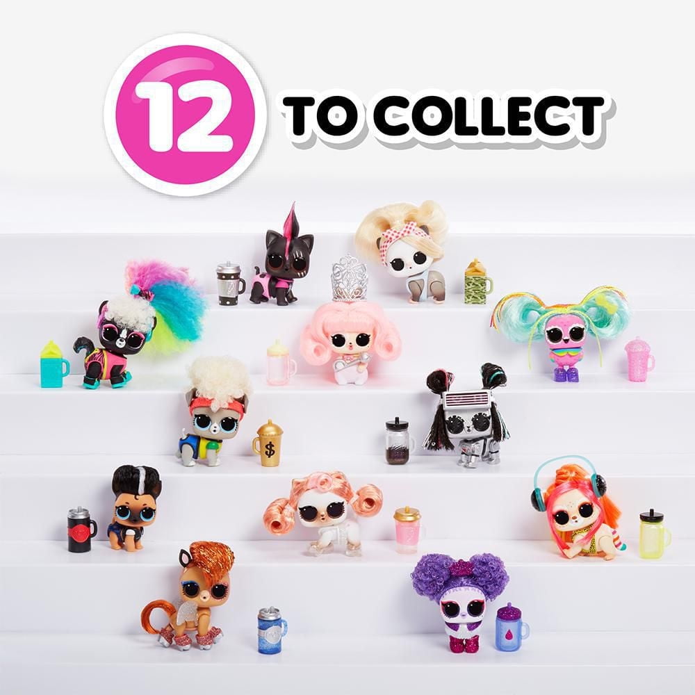 Animaux L.O.L. Surprise! Lights avec de VRAIS cheveux et 9 surprises