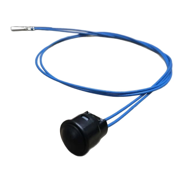KLKCMS Excavator Joystick Push Button with Cable Replacement Spare Button Switch Assembly for Loader Handle Joystick Controller Part Black Button