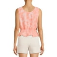 thumbnail image 2 of Time And Tru Women's Coordinating Peplum Waist Tank Top, 2 of 5