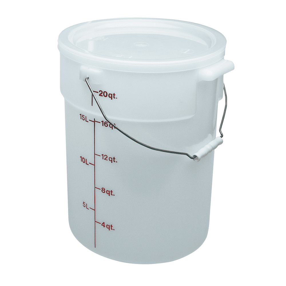 Pail With Bail 22 Quart White