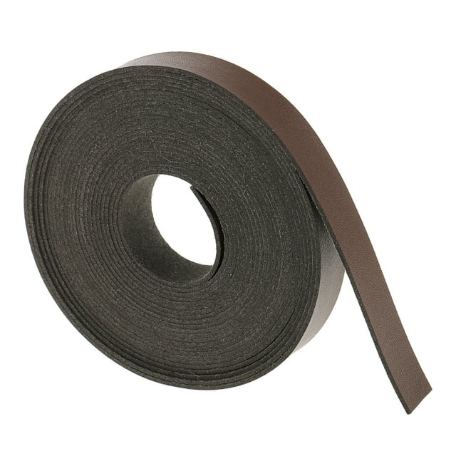 Correa de cuero PU Sunnimix 5m correa de bricolaje Café Ligero