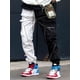 thumbnail image 2 of Pantalones cargo negros multibolsillos para hombre, estilo hip hop, para senderismo al aire libre, color blanco, talla grande, estilo Y2k, estilo emo oversize, 2 of 5