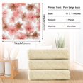 thumbnail image 3 of 6PCS Dish Towels and Dish Cloths Reuseable Dishcloths Sets for Washing Dishes, Cooking, Baking Size 11" x 11" Pink and Brown Tie-dye Flowers, 3 of 9