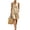 Khaki, variant on Nmnitkp Women 2 Piece Set Linen Look Matching Sets Stand Collar Half Button Sleeveless Top Pocket Bermuda Shorts Outfits for Summer Beach Vacation Daily Travel Lounge Wear
