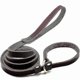 thumbnail image 3 of Real Leather Slip Lead Dog Leash, Adjustable Stitched Pet Slip Leads With Slider, Heavy Duty Flat Do, 3 of 3