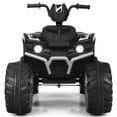 thumbnail image 1 of Patiojoy 12V Electric Kids Quad ATV Ride on Car with LED Lights& Bluetooth Black, 1 of 5