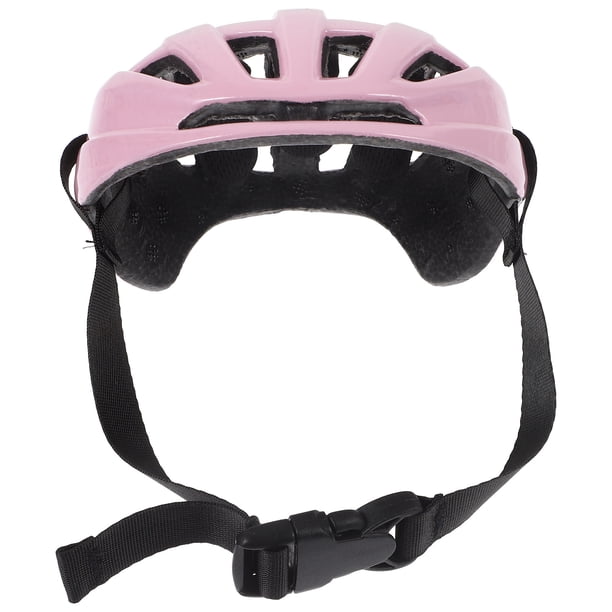Casco para perros Casco de motocicleta para mascotas Casco de seguridad rígido para motocicleta para perros con correa ajustable