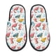 thumbnail image 1 of Fotbe Dinosaur Pantuflas Peludas para Mujer con Estampado, Zapatillas de Peluche, Zapatos de Invierno para Casa, Uso Interior y Exterior-Large, 1 of 8