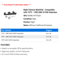 thumbnail image 2 of Right Exhaust Manifold - Compatible with 1979 - 1980 GMC K1500 Suburban, 2 of 2