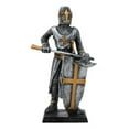 thumbnail image 3 of Medieval Knight Crusader Axeman Dollhouse Miniature Figurine 4" H Suit of Armor, 3 of 7